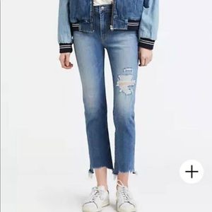 Levi’s 724 High Rise Straight Crop